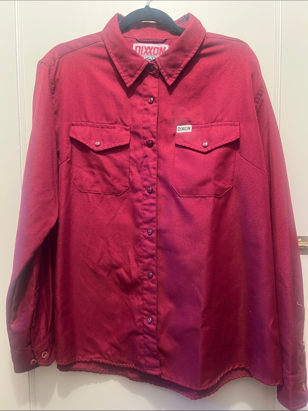 Dixxon Women’s Flannel Bordeaux 2X/XXL EUC
